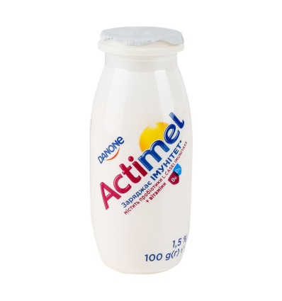 Продукт кисломолочный Actimel сладкий 1,5% 6 х 100г