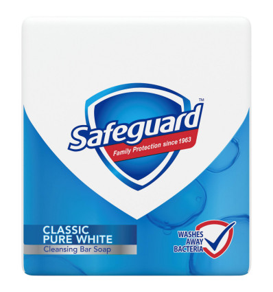 Мыло Safeguard Классическое белое туалетное жесткое 3x100г