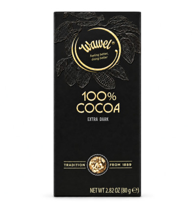 Шоколад черный Wawel 100% какао-продуктов 80г
