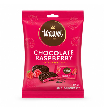 Конфеты Wawel Raspberry желейные в шоколаде 165г