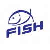 Диспенсер пластиковий FISH з клеючою стрічкою в блістері, 19мм*10м