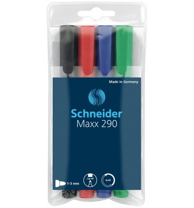 Набір маркерів для дошок та фліпчартів Schneider MAXX 290