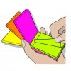 Стікер блок-замітки Kores, 50х75, 5 кольорів, 125л.