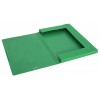 Папка-бокс пластиковая А4, 40мм, на резинках, зеленая