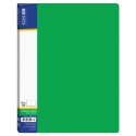 Папка пластикова з 10 файлами, зелена