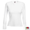 Футболка 'Lady-Fit Long Sleeve T' S (Fruit of the Loom)