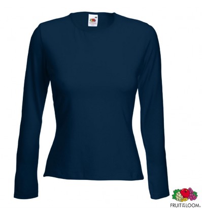 Футболка 'Lady-Fit Long Sleeve T' M (Fruit of the Loom)