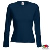 Футболка 'Lady-Fit Long Sleeve T' L (Fruit of the Loom)