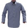 Мужская рубашка Brighton от ТМ James Harvest,цвет:синий в черную клетку,размер:XXL