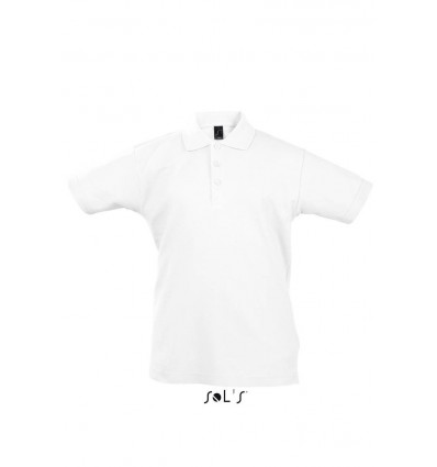 Рубашка поло SOL’S SUMMER II KIDS,цвет:белый,размер:10A