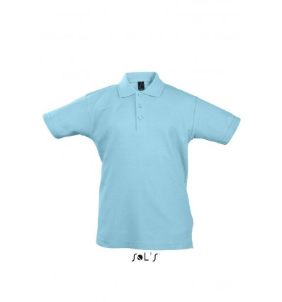 Рубашка поло SOL’S SUMMER II KIDS,цвет:бирюзовый,размер:06A