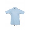 Рубашка поло SOL’S SUMMER II KIDS,цвет:небесно-голубой,размер:06A