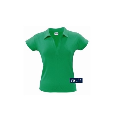 Сорочка поло з американською проймою SOL'S PRETTY,колір:зелений-насичений,розмір:M