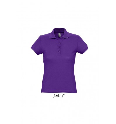 Сорочка поло SOL'S PASSION,колір:темно-фіолетовий,розмір:XL