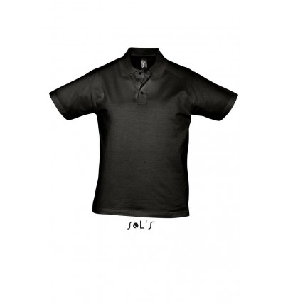 Рубашка поло SOL’S PRESCOTT MEN,цвет:черный-насыщенный,размер:L