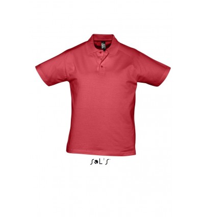 Рубашка поло SOL’S PRESCOTT MEN,цвет:красный,размер:XL