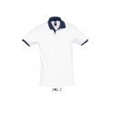 Рубашка поло SOL’S PRINCE,цвет:белый/кобальт,размер:XS