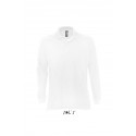 Рубашка поло с длинным рукавом SOL’S STAR,цвет:белый,размер:XL