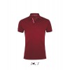 Мужская рубашка поло SOL'S PATRIOT,цвет:бордовый/белый,размер:XXL