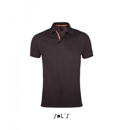 Чоловіча сорочка поло SOL'S PATRIOT,колір:сірий-насичений/білий,розмір:XXL