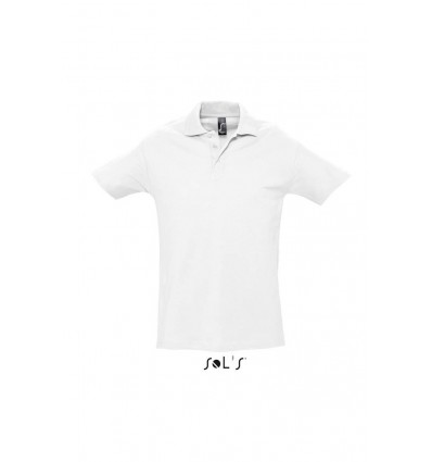 Рубашка поло SOL’S SPRING II,цвет:белый,размер:3XL