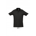 Рубашка поло SOL’S SPRING II,цвет:черный,размер:L