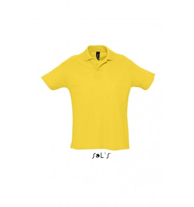 Рубашка поло мужская SOL’S SUMMER II,цвет:желтый,размер:M