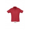 Рубашка поло мужская SOL’S SUMMER II,цвет:красный,размер:M