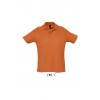 Рубашка поло мужская SOL’S SUMMER II,цвет:оранжевый,размер:XS