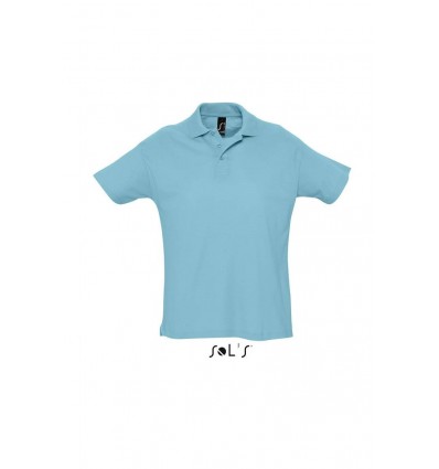 Рубашка поло мужская SOL’S SUMMER II,цвет:бирюзовый,размер:XXL
