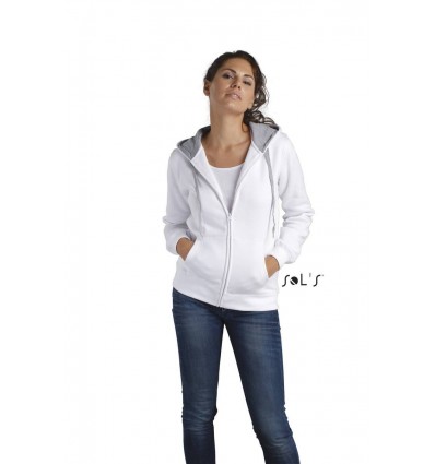 Толстовка(куртка) SOL’S SOUL WOMEN,цвет:белый,размер:XL