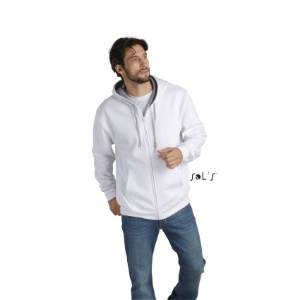 Толстовка(куртка) SOL’S SOUL MEN,цвет:белый,размер:XL