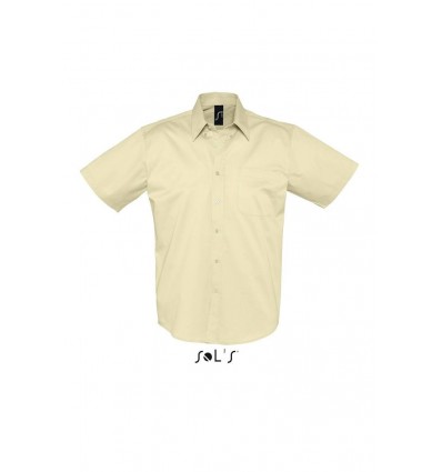 Рубашка из хлопкового твила SOL’S BROOKLYN,цвет:бежевый,размер:3XL