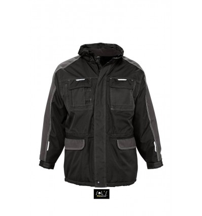 Куртка SOL'S FUSION PRO,колір:чорний/сірий,розмір:L