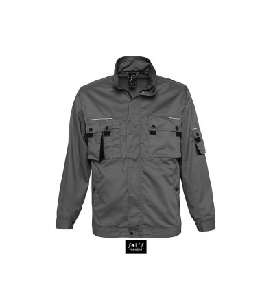 Робоча куртка SOL'S VITAL PRO,колір:сірий-насичений,розмір:S