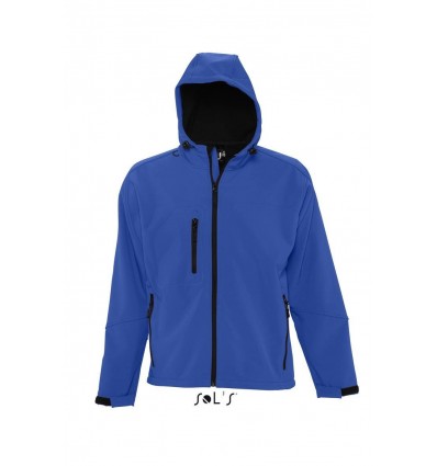 Куртка з капюшоном софтшелл SOL'S REPLAY MEN,колір:яскраво-синій,розмір:L