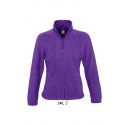 Куртка з флісу SOL'S NORTH WOMEN,колір:темно-фіолетовий,розмір:L