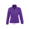 Куртка з флісу SOL'S NORTH WOMEN,колір:темно-фіолетовий,розмір:L