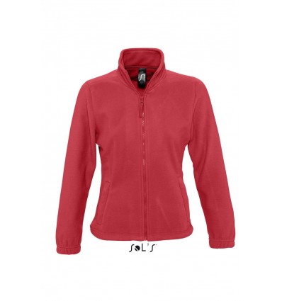 Куртка из флиса SOL’S NORTH WOMEN,цвет:красный,размер:S