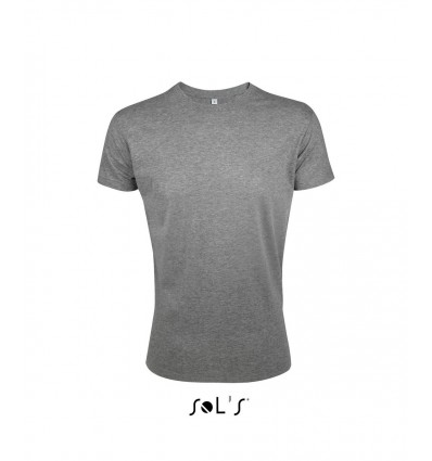 Приталені футболка SOL'S REGENT FIT,колір:темно-меланжевый,розмір:L