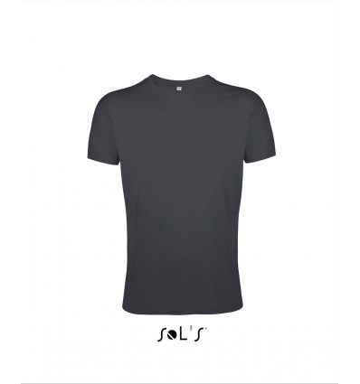 Приталені футболка SOL'S REGENT FIT,колір:сірий-насичений,розмір:M