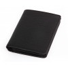 Бумажник мужской из фактурной кожи GR,цвет:черный,размер:125 х 95 мм