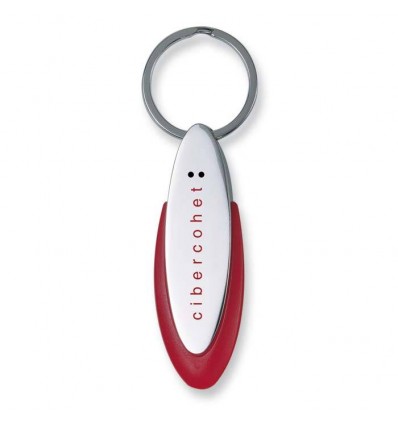 Брелок для ключів металевий,колір:червоний,розмір: