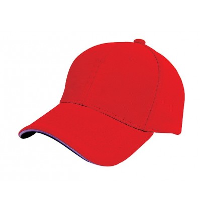 кепка RIBBED,колір:червоний,розмір:Дорослий