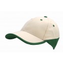 кепка WEDGE,колір:бежевий/темно-зелений,розмір:Дорослий