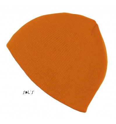 Шапочка из 100% акрила SOL’S BRONX,цвет:оранжевый,размер:Взрослый