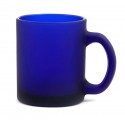 Чашка скляна ТМ "Бергамо",колір:синій,розмір: