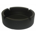 Попільничка скляна ТМ "Бергамо",колір:чорний,розмір: