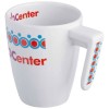 Дизайнерська кавова чашка,колір:білий,розмір:o 8,2 x 10,0 см