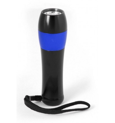 Ліхтарик ТМ "Бергамо",колір:чорний/синій,розмір:111 х30 х 20 мм